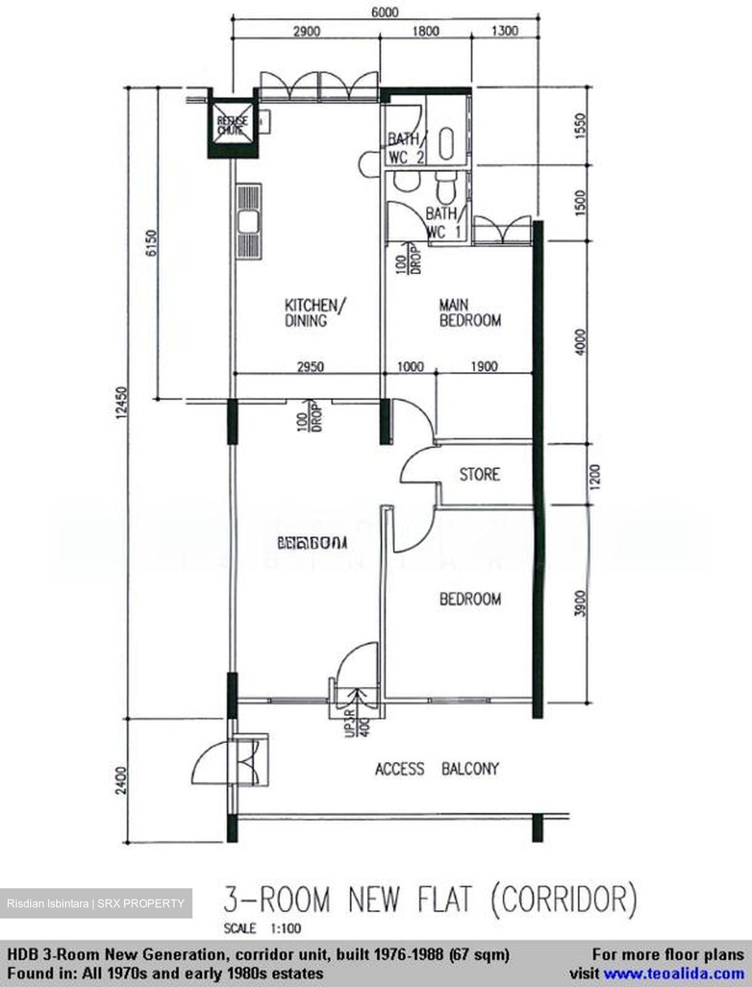 Blk 632 EUNOS GROVE (Bedok), HDB 3 Rooms #581402111
